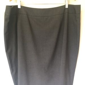 Calvin Klein Suit Pencil Skirt - Charcoal